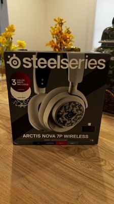 SteelSeries Arctis Nova 7P Wireless Gaming Headset White, (READ DESCRIPTION)