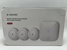 X-Sense Smart Water Leak Sensor with Base Station Detector Complete System SWS54