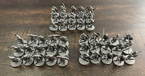 **Warriors of Minas Tirith x45 Gondor Assembled Primed MESBG Lord of the Rings**