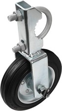 Gate Wheel for Metal Swing Gate with 1-5/8" Thru 2" Gate Frames, Gate Support Wh