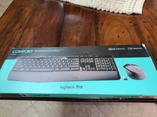Logitech MK345 Wireless Keyboard  Mouse Combo w/ Palm Rest -Black
