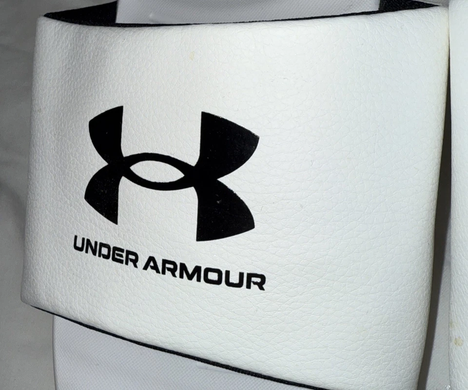 Under Armour мужчин размер 11 Ansa исправить слайд белый черный надпись новый без ярлыков - Изображение 2 из 4