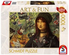 Schmidt Spiele Pq Puzzle 1000pc Markus Binz Mona Lisa 2024 Premium Quality