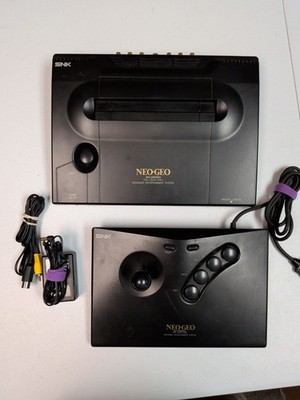 SNK Neo Geo AES Black Console Tested Working 