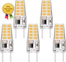 5 Pack Led Bulb Soft White  Equivalent To Halogen Bulb Type Non Dimmable