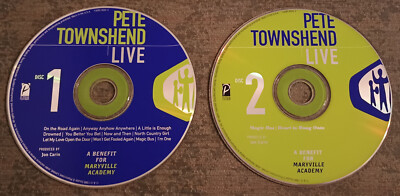 Pete Townshend Live : A Benefit for Maryville Academy - Audio CD - both discs