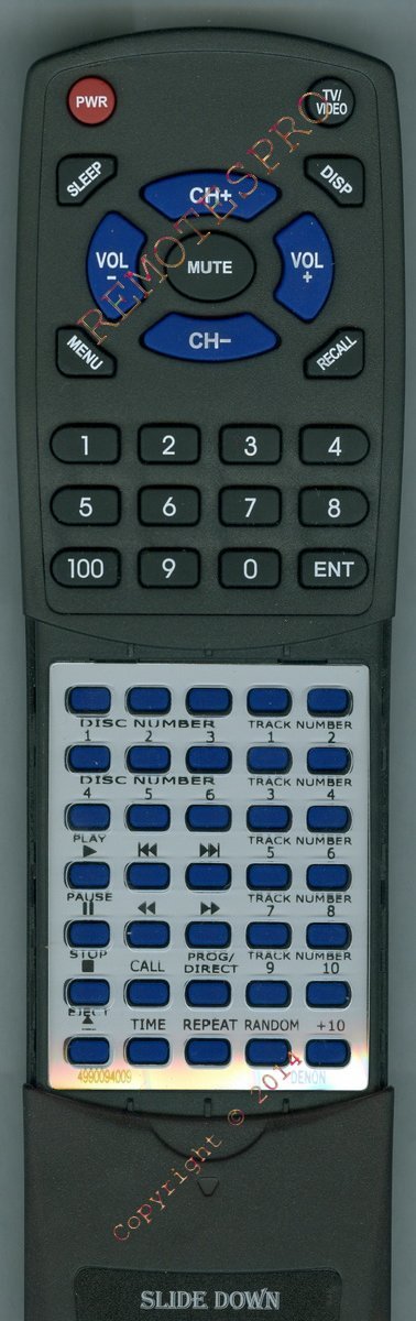 DENON MDリモコン Amazon.com: RC1216 RC-1216 Replacement Remote Control for