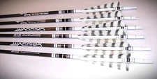 Gold tip warriors arrows for Traditional archery (all barred feathers)