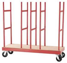 Hafele 2000 Lbs. Capacity Heavy Duty Metal Construction Material Handling Cart