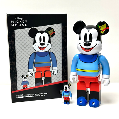 Bearbrick 400% Et 100% Queen Medicom Toy 2008 – Lot De 2 Figurines Collection