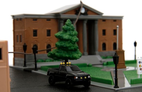 Back to the Future Hill Valley Courthouse Diorama (1985 Movie) Nano Scene Series - Picture 8 of 9