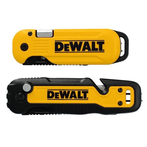 Juego de cuchillos utilitarios plegables Dewalt Push and Flip, paquete de 2, duraderos y fáciles de usar mejor - Imagen 5 de 15