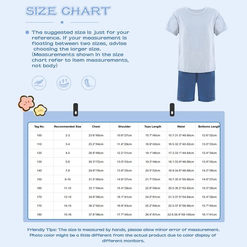 Kids Boys Girls Nightwear Tops Underwear T-shirt Pajama Set Johns Warm Suit - Picture 71 of 71