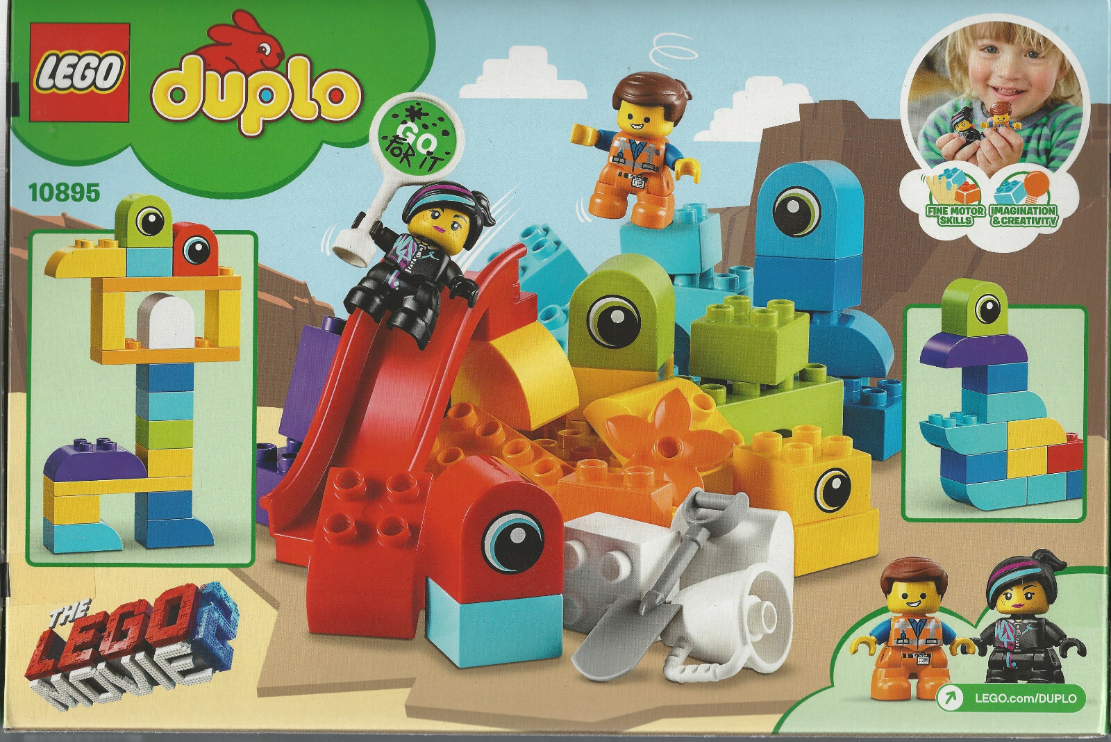 LEGO DUPLO 10895 EMMET AND LUCY'S VISITORS FROM THE DUPLO PLANET new nuovo NIB
