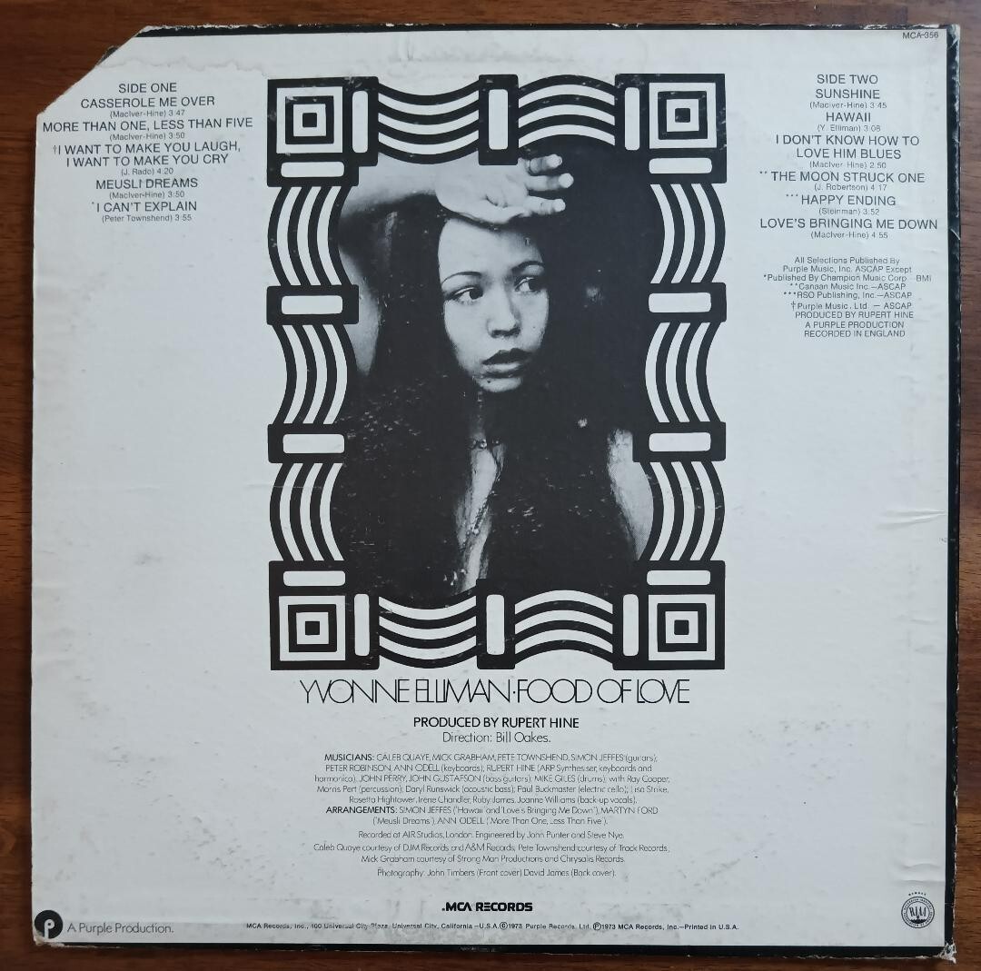 洋楽 AOR CD Yvonne Elliman /Food of Love CD Yvonne Elliman - Yvonne - Amazon.com Music