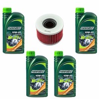MotoröL Set 10W40 ÖLfilter HF111 4 Liter FüR Honda TRX 500 650 680 FA Fourtrax