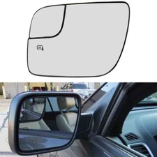 LEFT SIDE Wing Mirror Glass W/ Heated Fit For FORD Explorer 2011-19 BB5Z17K707M