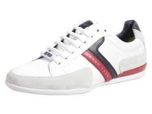 hugo boss mens white trainers