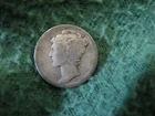 1923 United States Mercury Dime - 90% Silver 10 Cents Coin  Nice Type Coin