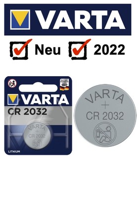 VARTA Batterien CR 2032 DL2032 6032 Knopfzellen -->Neue Produktion aus 2022