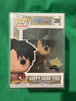 Funko Pop! One Piece: Luffy Gear Two Fundom Exclusive W/ Pop Protector