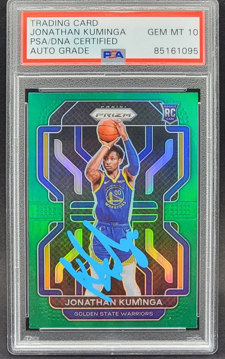 Golden State Warriors Jonathan Kuminga Autographed Green Golden State Warriors Jonathan Kuminga Autographed Green