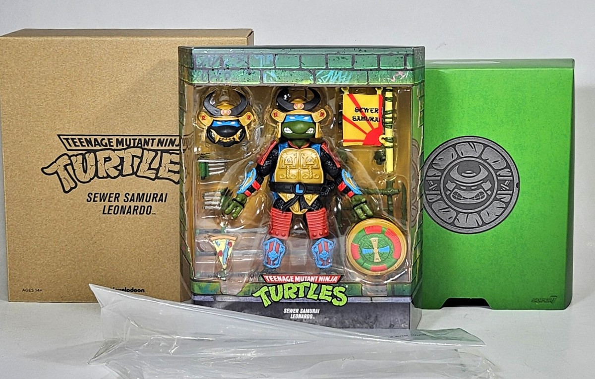 SUPER 7 2021 TMNT ULTIMATES LEONARDO SEWER SAMURAI 7