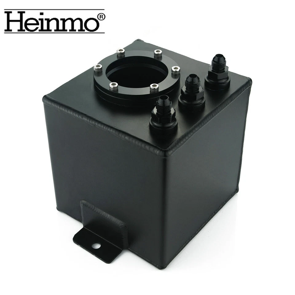 2L Billet High Flow Swirl Fuel Surge Pot Tank AN6 For 044 External Fuel Pump - Image 3 of 4