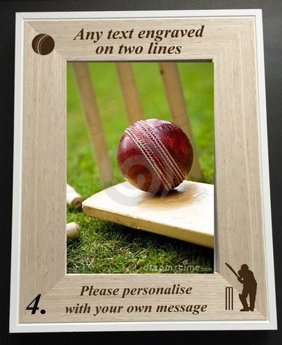 PERSONALISED ENGRAVED FOOTBALL/SPORT DESIGN AWARD GIFT 6" X 4" PHOTO FRAME - Picture 13 of 16