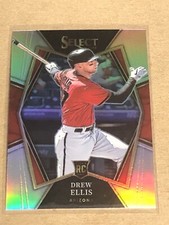 2022 Panini Select #113 Premier Level Holo Drew Ellis Prizm RC Arizona M29