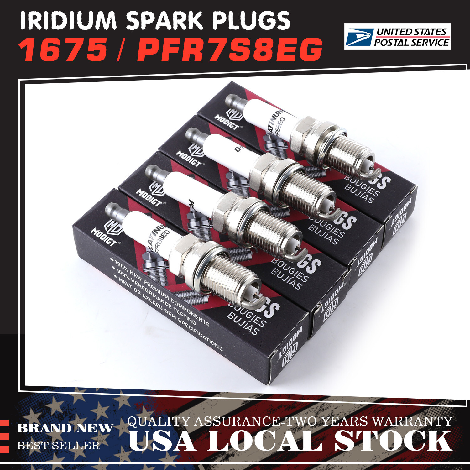 4X high quality iridium Spark Plugs for Audi A3 Quattro A4 Quattro TT 06H905601A