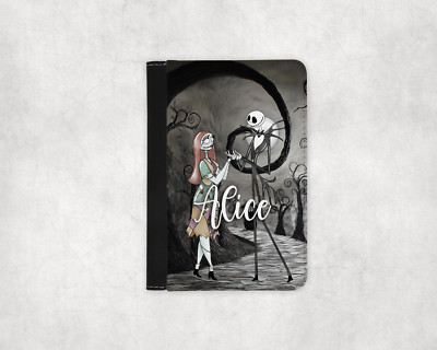 Personalisierte Nightmare before Christmas Reisepasshülle Gothic Passhülle