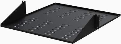 StarTech 2U 19'' 2-Post Network Rack Cabinet Shelf 20in Deep Center Mount
