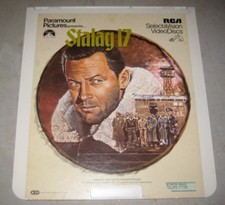 Stalag 17 1952 CED Videodisc. William Holden. Rare.