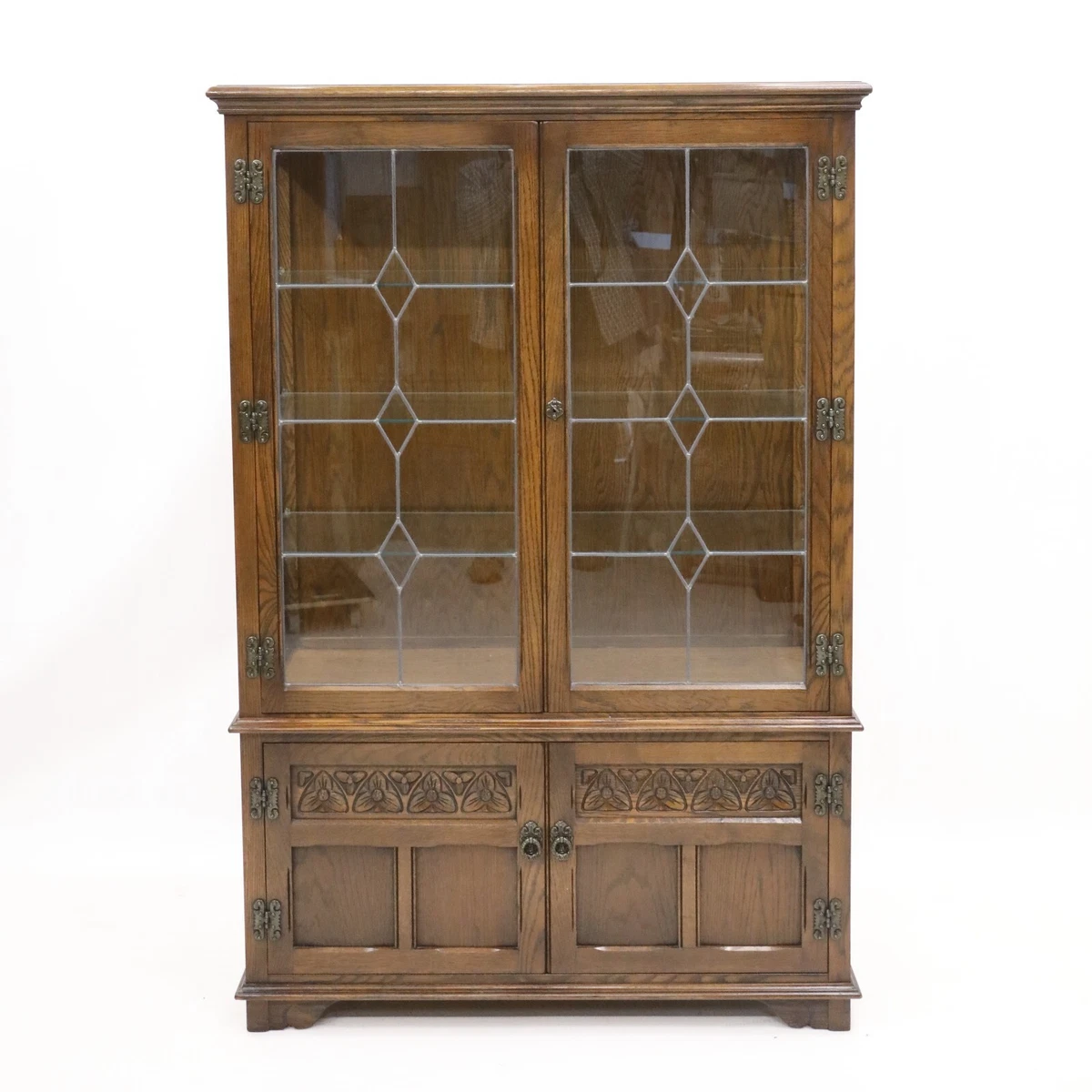 Limed oak display cabinet outlet
