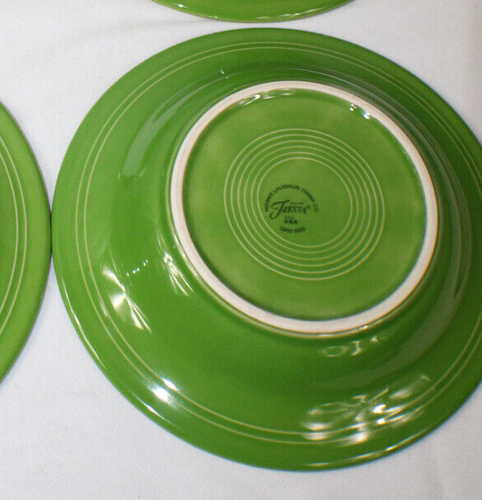 Fiestaware 9" Deep Plate Rimmed Pasta Bowl Fiesta Meadow Green RRB 2003 XXA 2009 - Picture 3 of 5