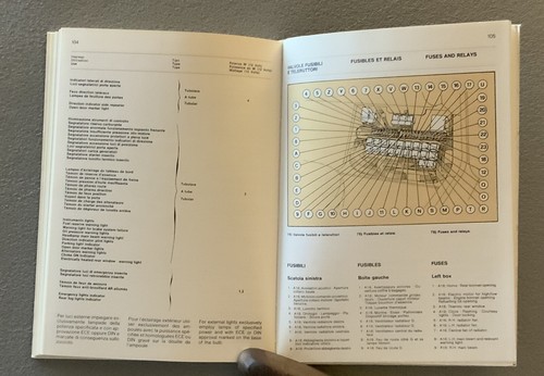 Ferrari 400i Owners Manual |(250/82)| Factory Original - Picture 7 of 10