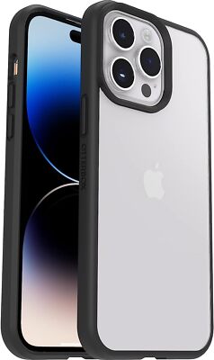 OtterBox REACT SERIES Clear Case for iPhone 14 Pro Max - Black Crystal