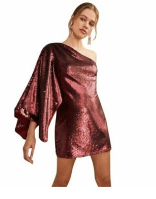 keepsake sequin dress NWT: Keepsake The Label Brand "Blame it on Me" Sequin Dress in Champagne Pink S