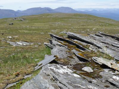 Foto 6x4 Gipfelgrat von Beinn Bhreac-liath Blick nach Norden c2010