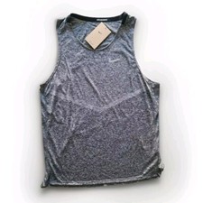 NEW Mens Size M Nike Dri-Fit Rise 365 Grey Tank Top Jersey Chevron Running Gym
