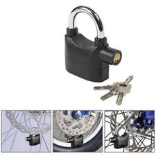 Lucchetto Antifurto con Allarme Sonoro per Moto Scooter Bloccadisco 70 Mm 110db - Miniatura 1