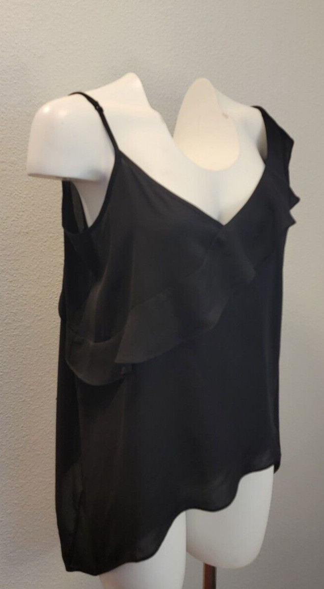 BCBGeneration Asymmetrical One Shoulder Ruffle To… - image 2