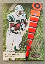 2021 Panini Contenders Football #CM-CMA Curtis Martin Chain Movers Insert Jets
