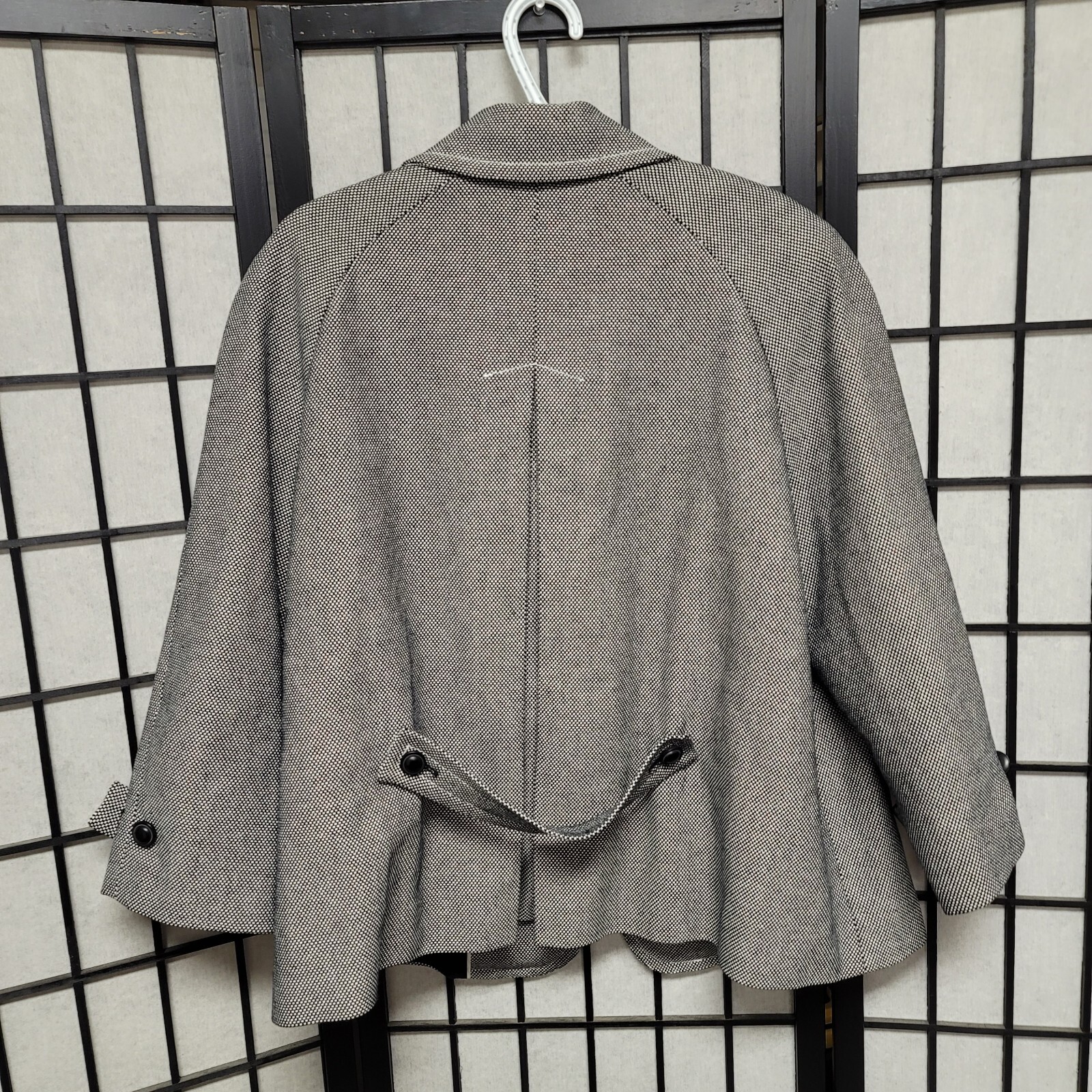 Talbots Single Button Small Checkered Blazer Wome… - image 9