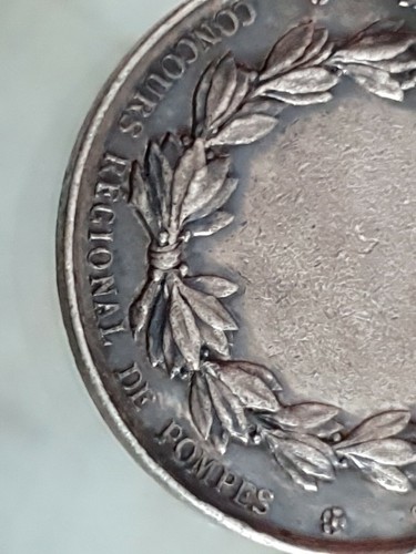 Médaille 1884 SAPEURS POMPIERS Concours Manoeuvre de Pompes DREUX ORIGINAL - Photo 5 sur 12