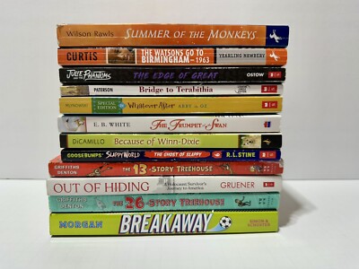 12 Children s/Teen s Books Various Titles Scholastic Brand & Other Publishers