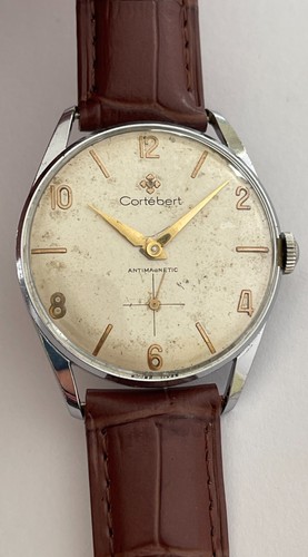 Vintage Grand Prix Cortebert Watch industrogradnja Zagreb SERVICED 34.86mm rare - Bild 2 von 24
