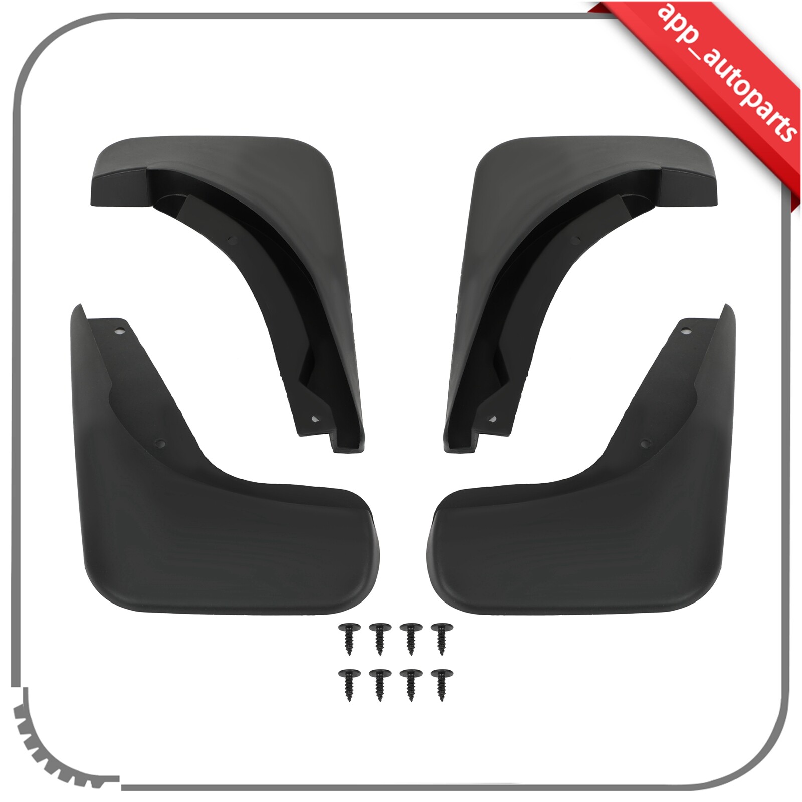 Mud Flaps Guard Fender For Volkswagen Jetta Sedan & Wagon 2006 2007 2008 2009-image