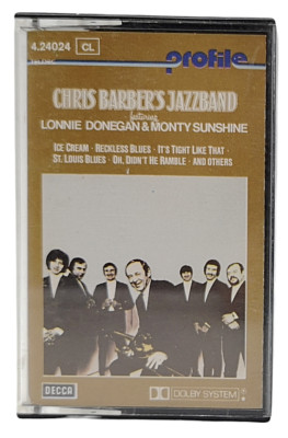 MC Chris Barber's Jazzband - Ice Cream Reckless Blues Kassette Album DECCA 1979
